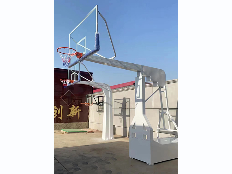 高档三色篮球架